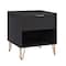 Manhattan Comfort DUMBO 1.0 Nightstand in Black, 2PK 2-NS001-BK - alternate 4